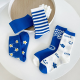 Adult Socks Klein Blue SOCKS with a set of 5 PAIRS