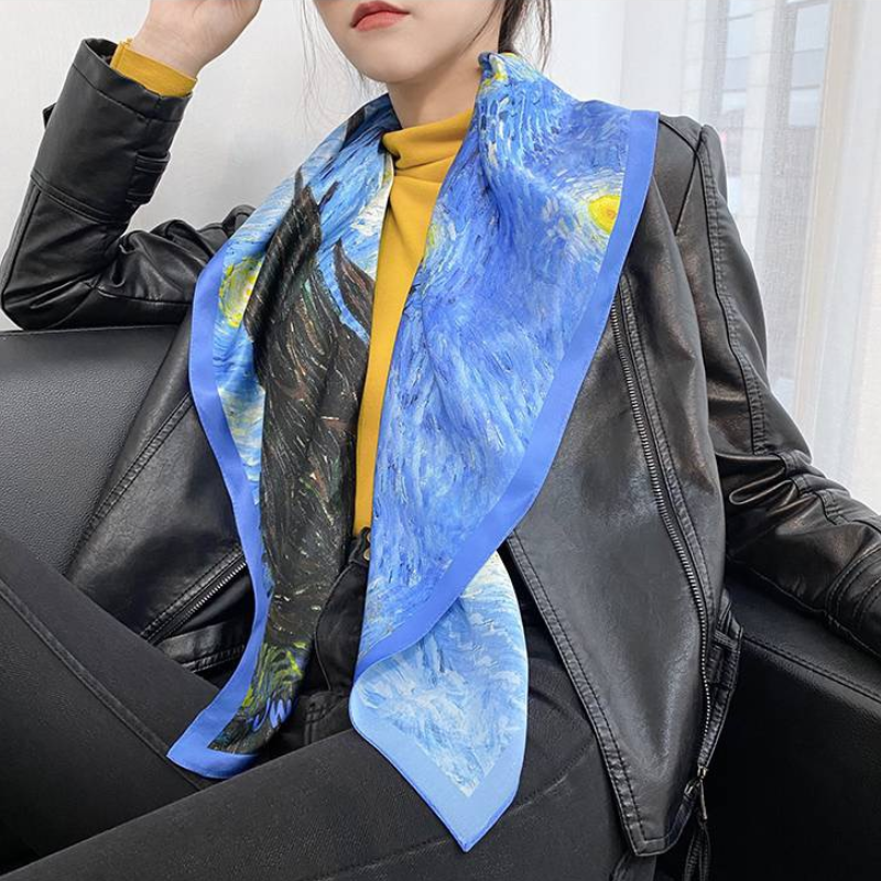 Ladies' Mulberry Silk Square Scarf