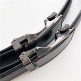 Men's leather business Automatic Buckle Belt